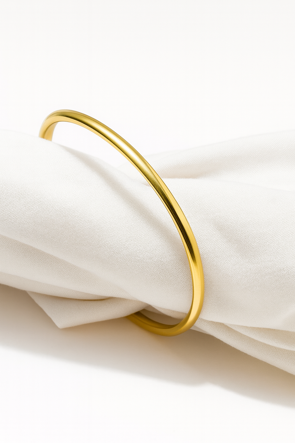 Pulsera se aro dorada